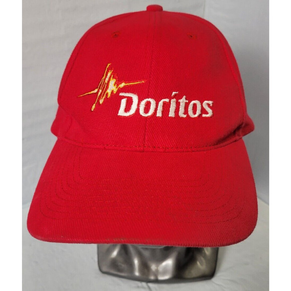 Rare - Doritos Corporate Issued Hat Red Embroidered Doritos Strapback Cap - Picture 1 of 7